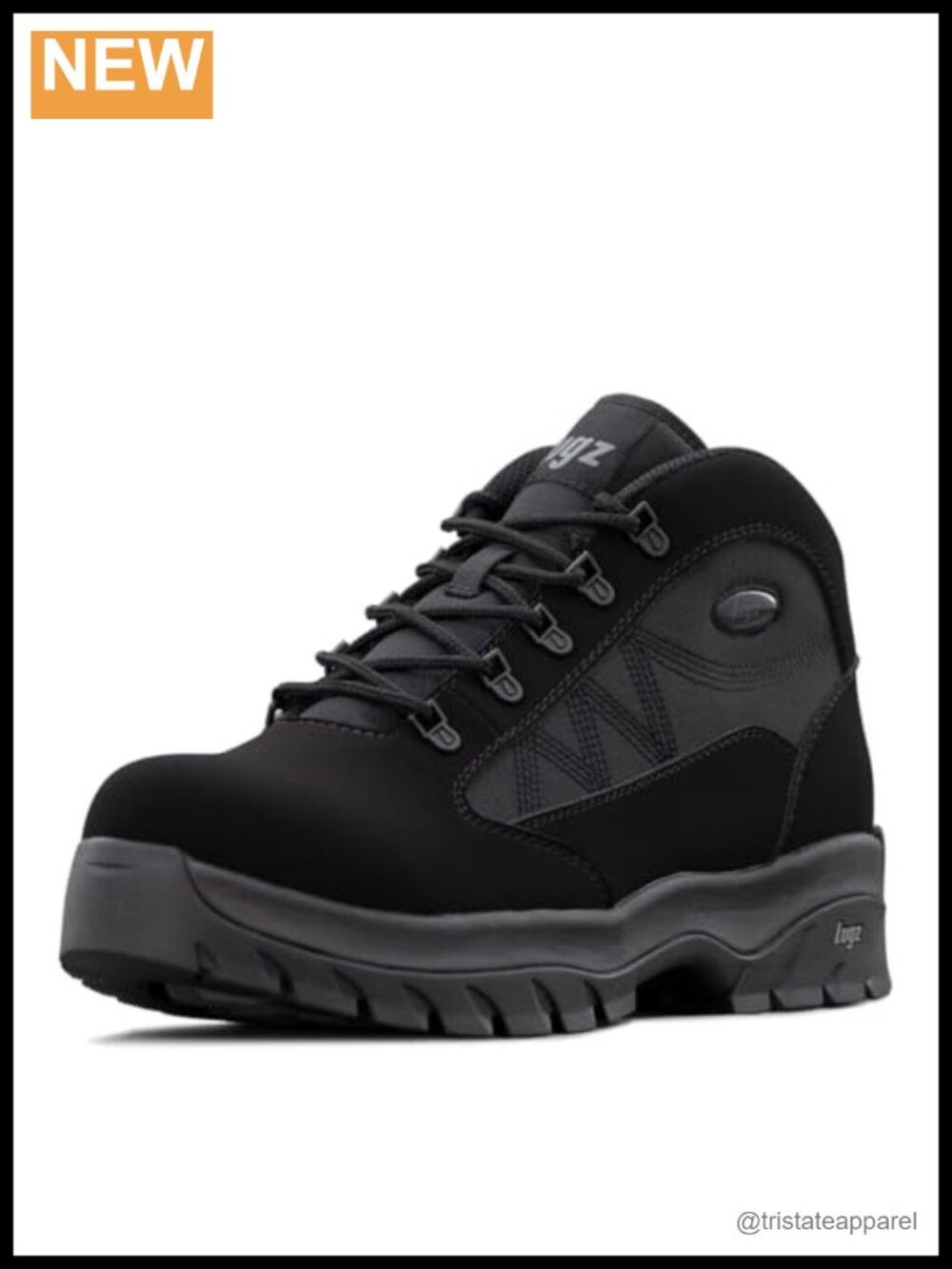 Lugz Wilderness Mens Ankle Chukka Boot Faux Leather Lace-Up